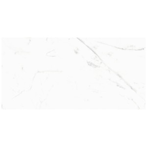 Piastrella da parete Casablanca bianca lucida effetto marmo, 30x60 cm.