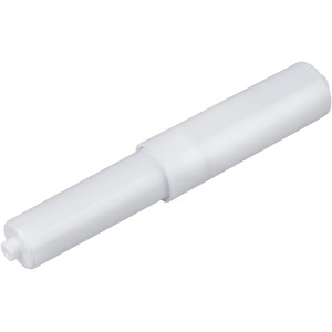 Inserto Wenko per porta rotolo WC Basic, plastica bianca.