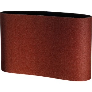 Bande abrasive 200x551 mm, grain 60 pour ponceuse à bande, idéal pour le bois.