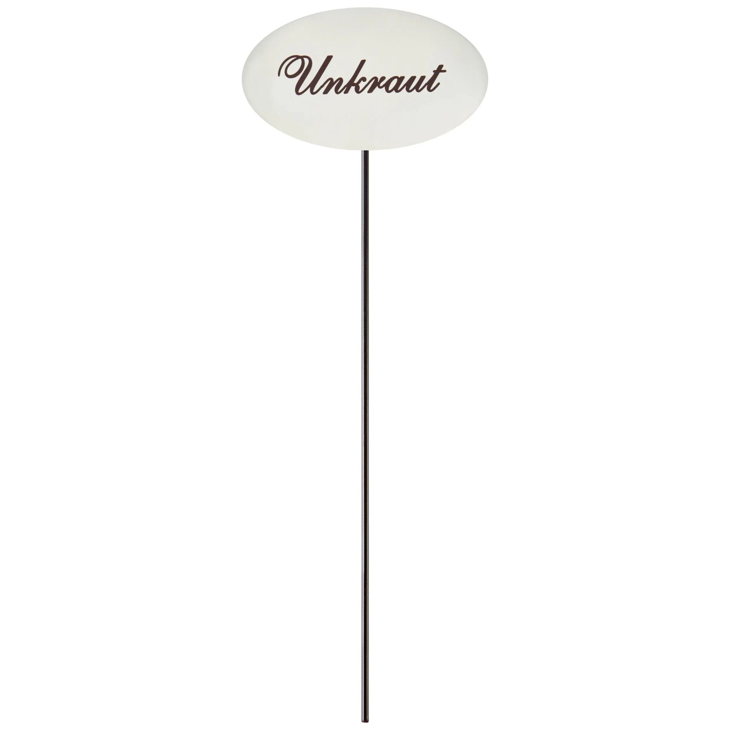 Targa In Metallo Divertente 28x12 Cm Con Scritta 'Unkraut An Selbstpücker' - Decorazione Per Casa E Giardino