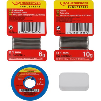 Rothenberger Radio-Elektronik-Set bleifrei / 4-tlg.