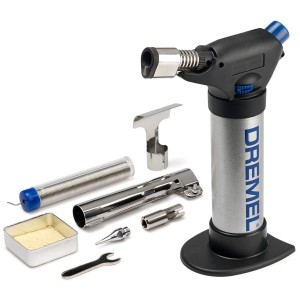 Dremel Versaflame 2200-5 bruciatore a butano con accessori per saldare, brasare e altro.