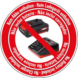 Symbole : Affûteuse de chaîne Einhell GE-CS 18 Li Solo – batterie et chargeur non inclus.
