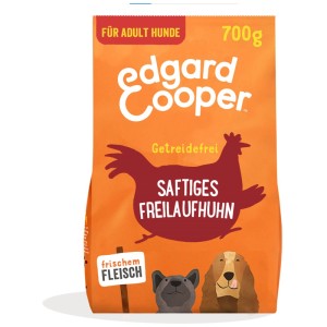 Edgard & Cooper Alimento secco per cani adulti Pollo ruspante succulento, sacco da 700g.