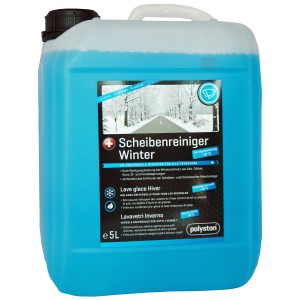 Polyston Auto-Scheibenreiniger Classic miscela pronta, tanica da 5 litri per una chiara visibilità invernale.
