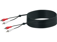 Schwaiger® Cavo di allacciamento audio Cinch Nero 10 m