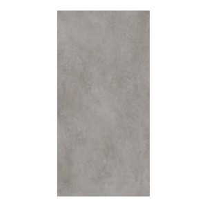 Piastrella da pavimento in gres porcellanato grigio (59,8x29,8 cm) effetto cemento per interni ed esterni.