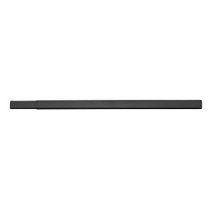 Barre de douche télescopique noire Schöner Wohnen Jete, extensible de 125 à 210 cm.