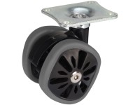 Rotella orientabile poliammide / poliuretano Blu Ø 5,8 cm / altezza 7,8 cm