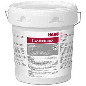 Eimer Haro Elastikkleber, 18 kg, für Trittschalldämmung und Parkettverklebung.