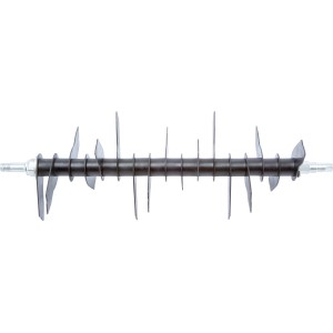 Rouleau de remplacement en acier pour scarificateur à essence LUX B-V-163/42 A, pour enlever les mauvaises herbes et la mousse.