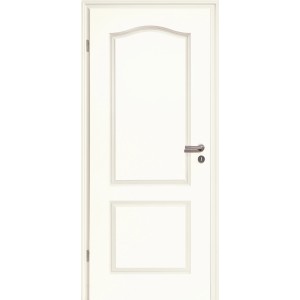 Porta interna bianca Brillant Classic, stile country, battuta a sinistra, 86x198,5 cm.