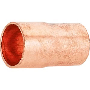 Raccordo a saldare in rame, diametro da 15 mm a 12 mm, per raccordi a saldare.