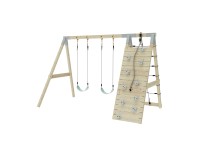 PolarPlay Klettergerüst Biene Doppelschaukel Mintgrün