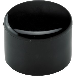 Hettich embout noir pour tubes ronds Ø 30mm, lot de 4, protège les sols.