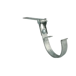 Staffa per grondaia Marley RG 100 regolabile zincata per un'installazione flessibile.