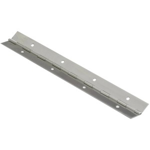 Cerniera a barra Hettich, 1200 mm, acciaio nichelato, per mobili e sportelli.