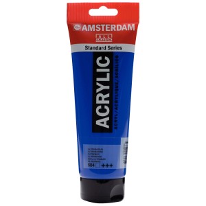 Flasche Amsterdam Acrylfarbe Standard Ultramarin, 250ml.