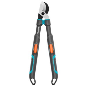 Cesoia per rami Gardena TeleCut Pro S, telescopica fino a 670 mm, per legno fresco fino a 50 mm di diametro.