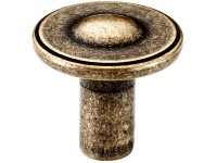 Knopf 1917 Metall Altmessing Ø 30 mm