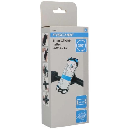 Fischer Smartphone-Halter Silikon 360°