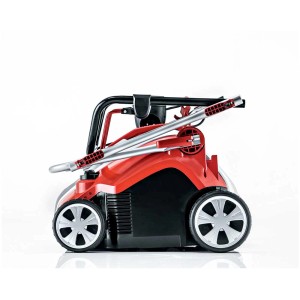 Al-Ko Elektro-Vertikutierer Combi Care 36 E Comfort, rot/schwarz, zusammengeklappt für Lagerung.