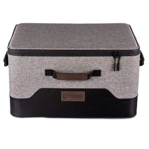 Petromax Camping-Box Catago, scatola in plastica grigia con maniglie, 27,5x50x38cm, per campeggio e accessori.