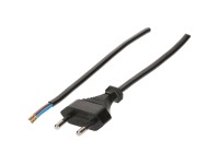 Max Hauri Cavo alimentaz. TDLF H03VVH2-F2X0.75 / T26 Nero 2 x 0,75 mm² / 3 m