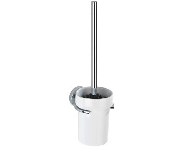 Wenko Vacuum-Loc® Brosse WC Capri Blanc / Chrome brillant