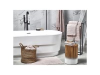 Beliani Handtuch-Set Atai Baumwolle Rosa 11-tlg.