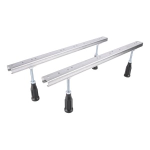 Set piedini per vasca freestanding, regolabili in altezza, acciaio zincato.
