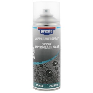 Presto Spray Impregnante 400ml per tessuti e pelle, idrorepellente.