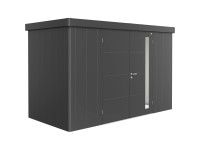 Biohort Gerätehaus Neo 1D Doppeltüre Dunkelgrau-Metallic