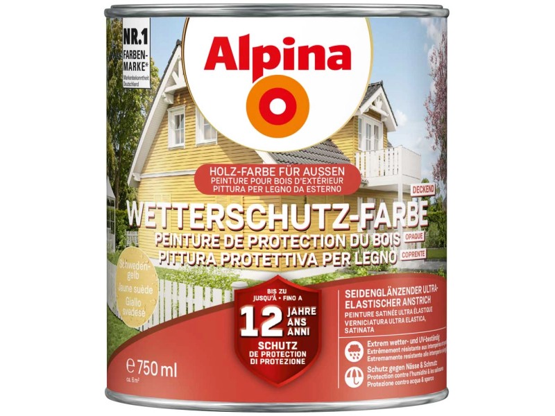 Alpina WSF deckend Schwedengelb DIF 750 ml kaufen bei OBI