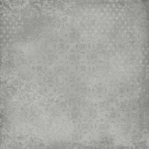 Piastrella da pavimento in gres porcellanato Stormy Grey, 59,8x59,8 cm, con motivo effetto cemento.