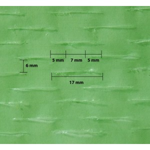 Film serra a fessure verde Windhager con dimensioni delle fessure per una crescita ottimale delle piante.