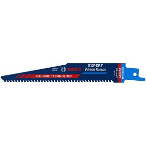 Lame de scie sabre Bosch Expert Vehicle Rescue S957 CHM, 1 pièce, bleu/rouge. Pour opérations de sauvetage.