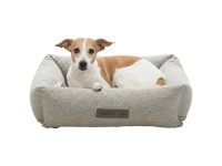 Trixie Hundebett Noah Polyester Hellgrau eckig 60 x 50 cm