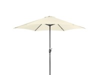 Derby Parasol de marché à manivelle Derby Basic Lift Neo Naturel Ø 286 cm