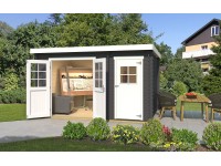 Weka Gartenhaus 254 Anthrazit Gr.2