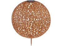 Globo Lampe solaire boule métal Rouille Ø 40 cm