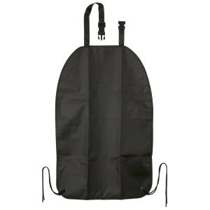 Protezione schienale sedile auto Bambini nera (68x45cm), facile da installare.