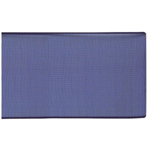 Nastro di organza blu, larghezza 38 mm, lunghezza 5 m. Ideale per l'artigianato e la decorazione.