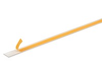 Flachstange selbstklebend Silber eloxiert 2 x 20 x 1'000 mm