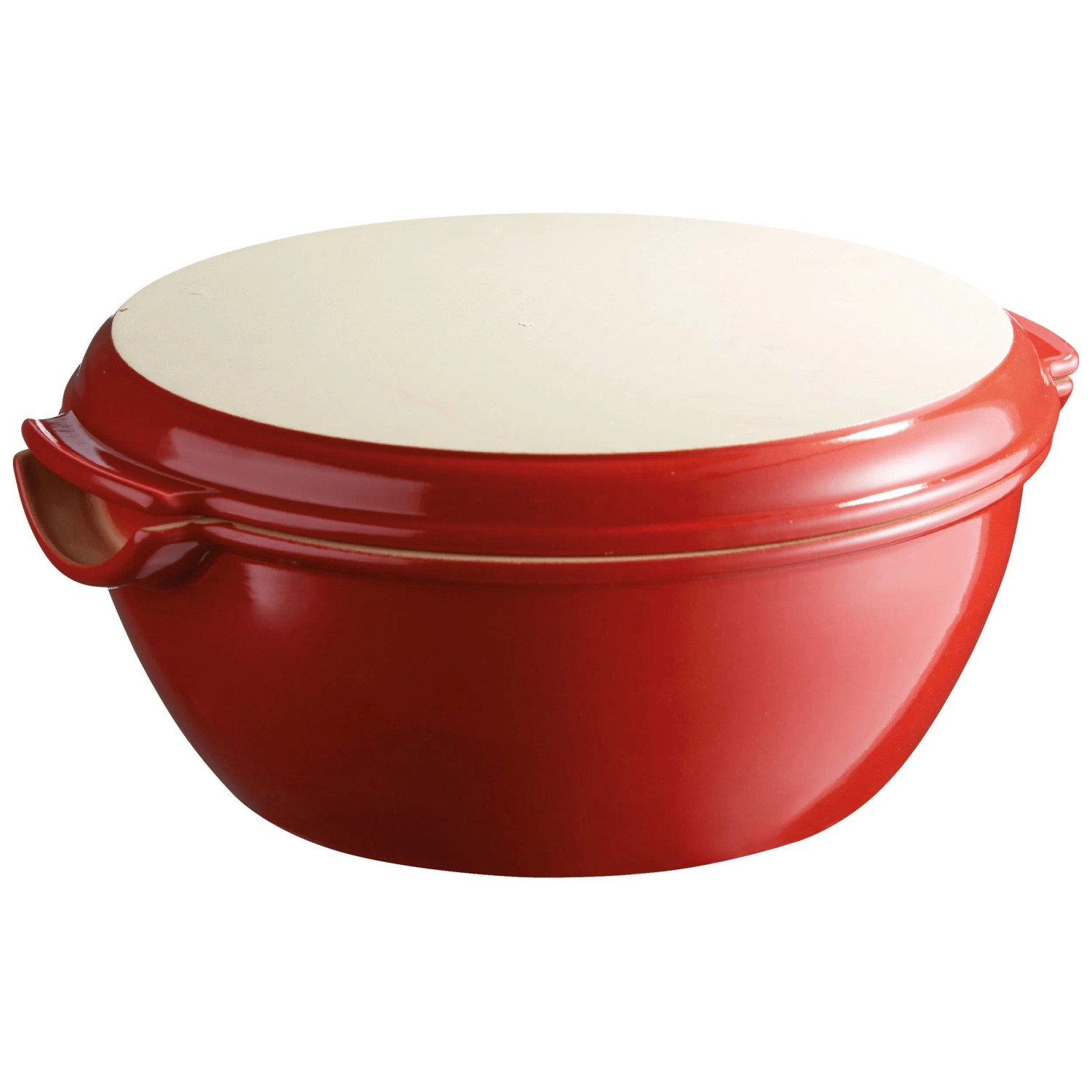 Emile Henry Brotback-Set Keramik Rot rund