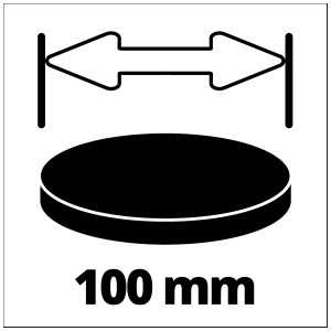 Immagine simbolo: Pad spazzola Einhell diametro 100mm per spazzola per superfici.