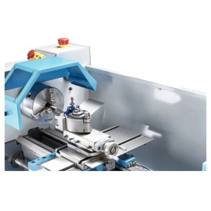 Tornio per metalli Alduro MDB-250VS2, tornio blu per la lavorazione dei metalli con accessori.