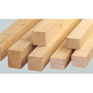 Sägerauer Rahmen aus Fichte/Tanne, 38x58 mm, Länge 3 m, ideal für Innenausbau und Holzkonstruktionen.
