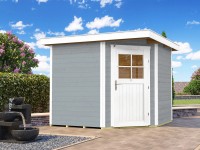 Weka Gartenhaus Angolo 229 Grau-Weiss Gr. 2