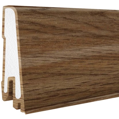 Battiscopa Modern 60 Clip Quercia 60 x 15 mm / lunghezza 250 cm